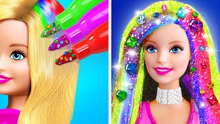 GLOW UP! 💎 Extreme Beauty Makeover Ideas For Your Doll *Smart DIY Hacks*