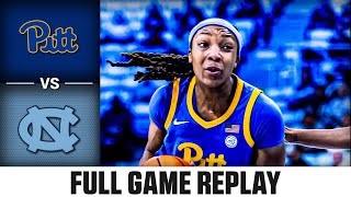 Pitt vs. North Carolina Full Game Replay | 2023-24 ACC Women’s Basketball