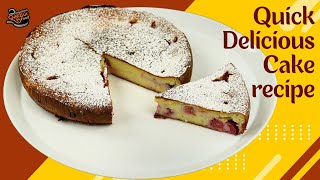 Quick Delicious Cake recipe! Raspberry Ricotta Cake Recipe | Perfect for Breakfast or Dessert!