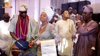 K1 DE ULTIMATE SERENADES NEWLY WEDDED COUPLE, MARIAM AND KAYODE IN GRAND STYLE