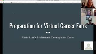 Virtual Career Expo Prep Tutorial Fall 2020