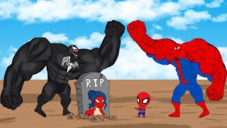 Rescue SPIDERMAN, SPIDER GIRL Vs Evolution Of VENOM : Returning From The Dead SECRET - FUNNY