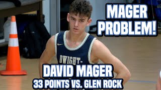 Dwight-Englewood 71 Glen Rock 58 | NJIC Semifinal | David Mager Drops 33 Points!