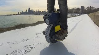 Why I Love Small Electric Unicycles - Begode A2+ Snowy Winter Ride