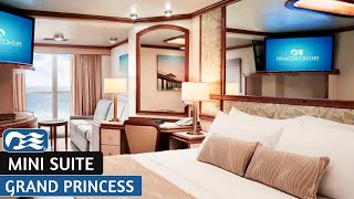 Grand Princess | Mini Suite | Full Walkthrough Tour \u0026 Review | 4K