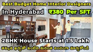 Best Budget Home Interior Designer in Hyderabad, Low Cost Interiors, PVC Cupboards, Wardrobes