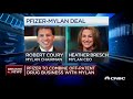 pfizer to combine off patent drug business with mylan