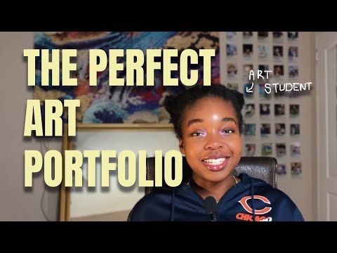 How do you make an art portfolio for high school?