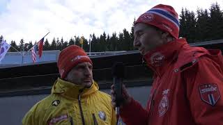 Georg Hackl talking about Altenberg track and Luge fovorites