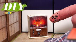 DIY Miniature Showa era japanese apartment #11 kerosene heater