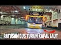 🔴LIVE RATUSAN BUS DARI SUMATERA TURUN KAPAL DI PELABUHAN MERAK