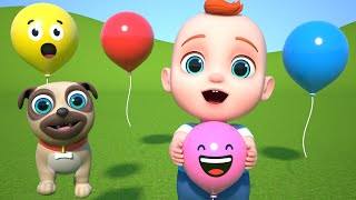 Jugando y Aprendiendo con Globos | Leo Español Canciones Infantiles