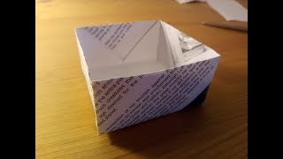 Paper Box - Origami Instructions