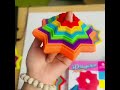 Stress Relief Brinquedos Educativos Decompression Rainbow 3D Magic Circle Fidget Toy