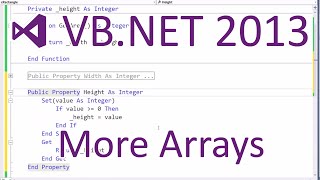 VB.NET 2013: More Arrays - Generating unique numbers, searching and sorting.