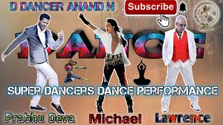 Michael Jackson Prabhu Deva Raghava Lawrence dance performance dance teaching class