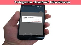 Telegram Kontakt blockieren und löschen – Telegram Nutzer blocken   sperren \u0026 entfernen Anleitung