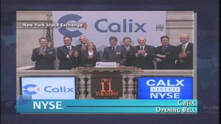 11 May 2010 Calix visits the NYSE and rings the Opening Bell