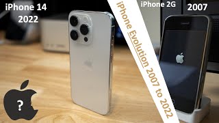 History of iPhone [2022 - 2007] Evolution from iPhone 2G till iPhone 14 pro max (4K)