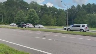 Heavy police activity due to crash on Argyle Forest Blvd in Jacksonville