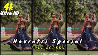 Navratri 4k Full Screen Whatsapp Status | Garba Song | Gita Rabari Songs | 4k Status | new garba 🕺💃