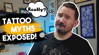 🔎7 Tattoo Myths BUSTED: The Truth Behind Common Tattoo Misconceptions