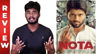Nota Movie Review by Abdulla | Vijay Deverakonda | Mehreen