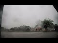 loud and intense texas thunder and lightning storm in beaumont tx