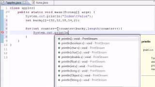 Java Programming Tutorial 28 Creating an Array Table