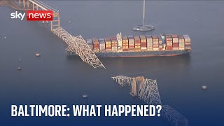 Baltimore bridge collapse: What happened?