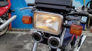 ミニバブ CB125T 125cc 2気筒 フルノーマル エンジン始動 排気音 空ぶかし