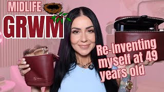 Empty Nest Syndrome \u0026 Reinventing Myself at 49 | Midlife Makeup + GRWM Chat