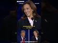 harris trolls trump over rallies at debate