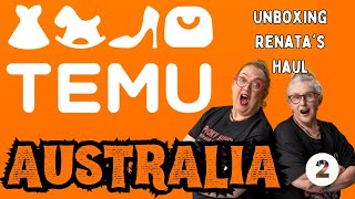 TEMU AUSTRALIA The unofficial queens of Temu in Australia! Unboxing. Renata's Haul. DISCOUNT CODE 👇