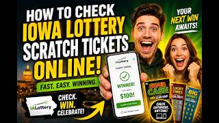 How to check Iowa lottery scratch tickets online