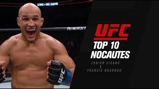 Top 10 Melhores Nocautes de Junior Cigano e Francis Ngannou