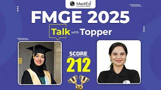 Dr. Mir Safiya Amin - FMGE Score 212 | Topper Interview | FMGE Jan’25 | Dr. Era