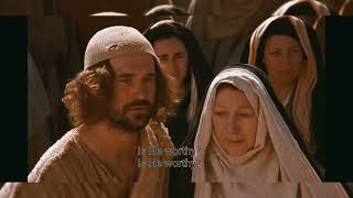 (jesus getting nailed to the cross by jews) -("Movie Life of Jesus")