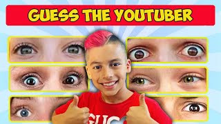 GUESS Your Favorite YouTubers by Their Eyes! (Royalty Family Salish Matter Rebecca Zamolo)
