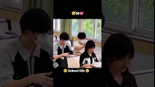 Korean school life story 💜 BTS lover 😍 Korean love story ❤️ #love #btsaarmy #bts #shortvideo #shorts