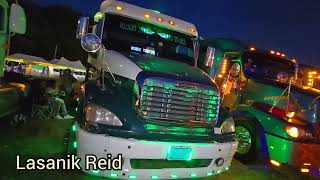 Truck Show Massive Happy New Year People