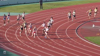 女子4x100mR準決勝3組 2024千葉県高校総体