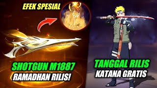 SG 2 RAMADHAN RILIS‼️KAPAN SG M1887 RAMADHAN RILIS | TANGGAL KELUAR KATANA LOBBY GRATIS - Free fire