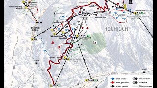 Silvretta Montafon Piste 1A red 1B blue 1C/D red Hochjoch Totale (ski video)