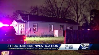 Two overnight fires in Chatham County