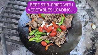 Beef Stir-Fried with Vegetables / 'Turkish Sac Tava'