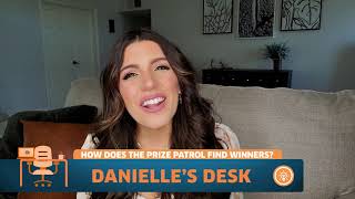 How does the prize patrol find winners?
