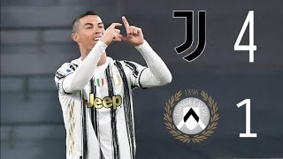 Juventus 1st Match & Ronaldo 1st Goal on 2021 Juventus vs Udinese 4-1 Highlights