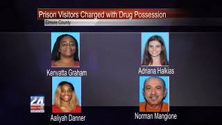Elmore County Prison Visitors Charged with Drug Possession
