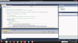 Visual Basic Tutorial - File Input
